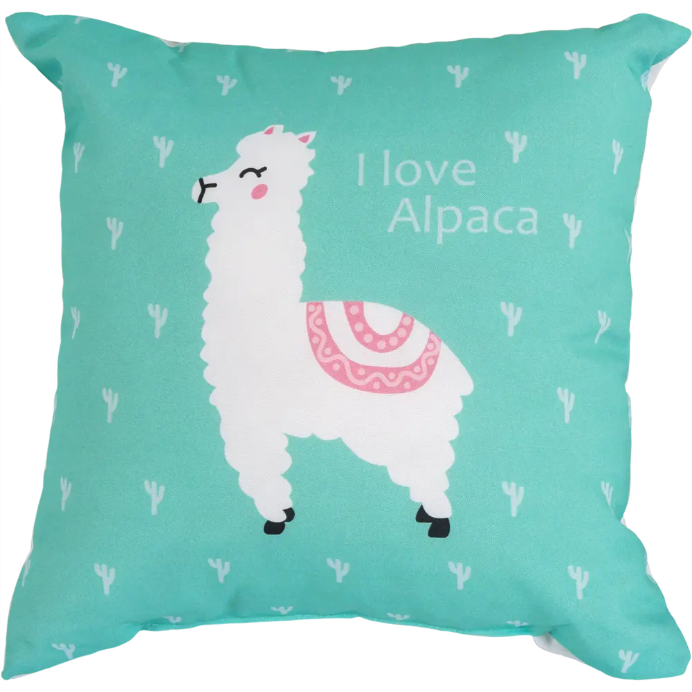 Подушка «Альпака» полиэстер 40х40 см цвет зелёный 82120487 STLM-2146631 SEASONS 