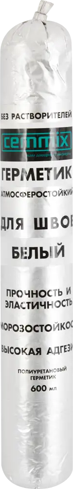 Полиуретановый клей-герметик CEMMIX для швов и соединений 600 мл 82577374