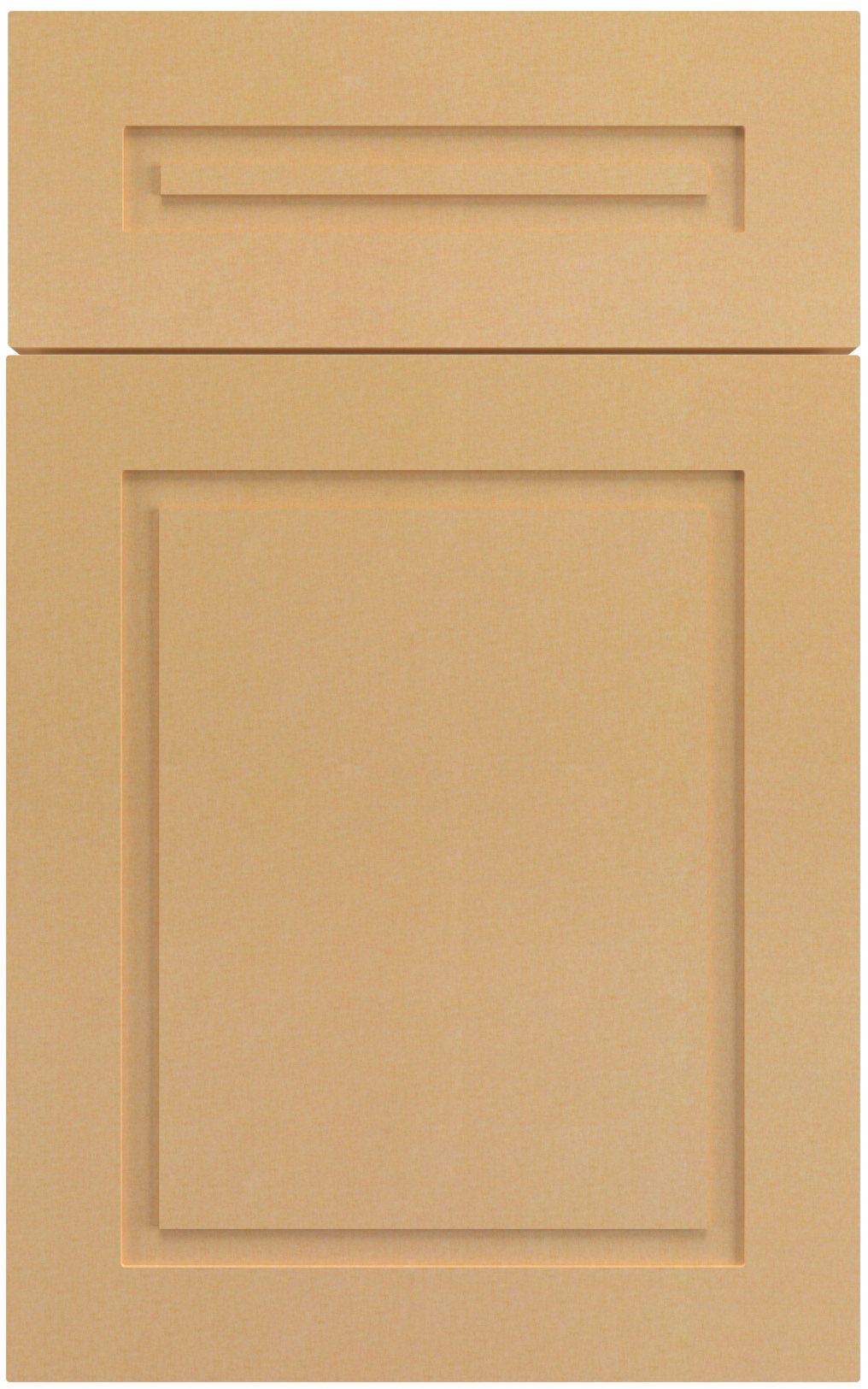 Фасады для кухни Модерн Фрезеровка «Ла Дефанс» Лен солнечный №45 SIDAK SIST3692-9856