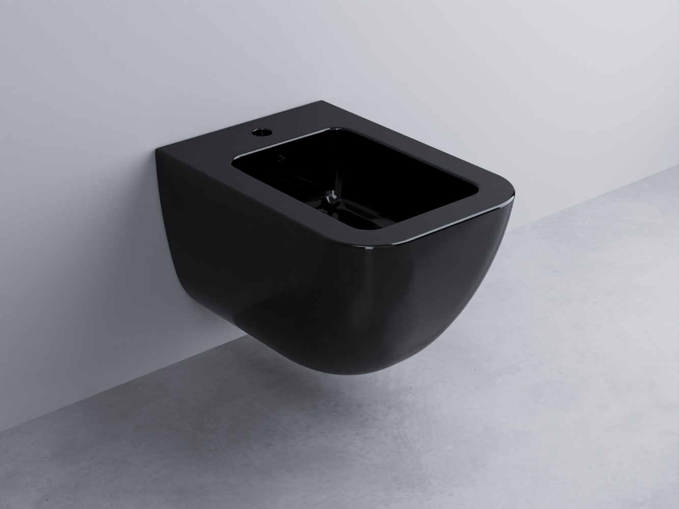 SHCOBS-N Биде подвесное с одним отверстием под смеситель, в комплекте с крепежами cielo Shui Comfort Ceramica Cielo