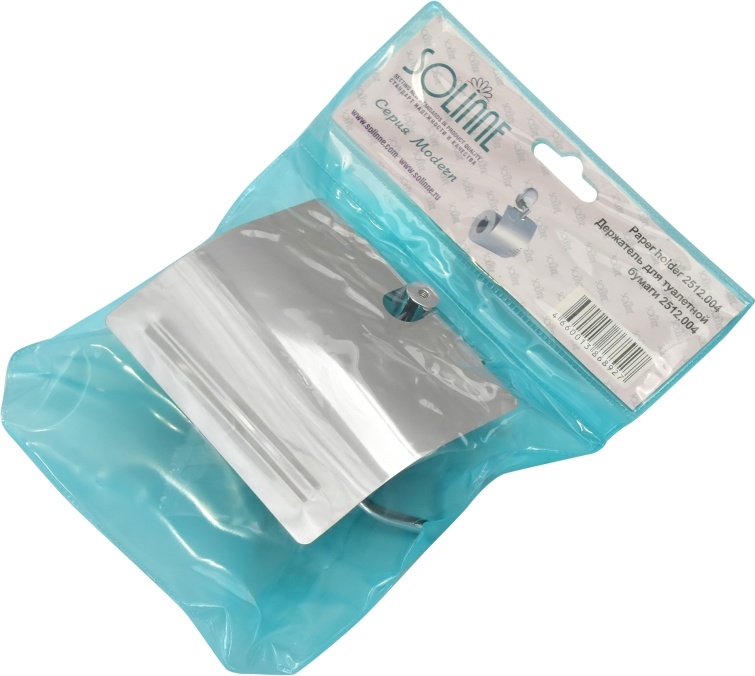 2512.004 Держатель для туалетной бумаги с крышкой Solinne 16052 нержав сталь PUFF  - Вид №5