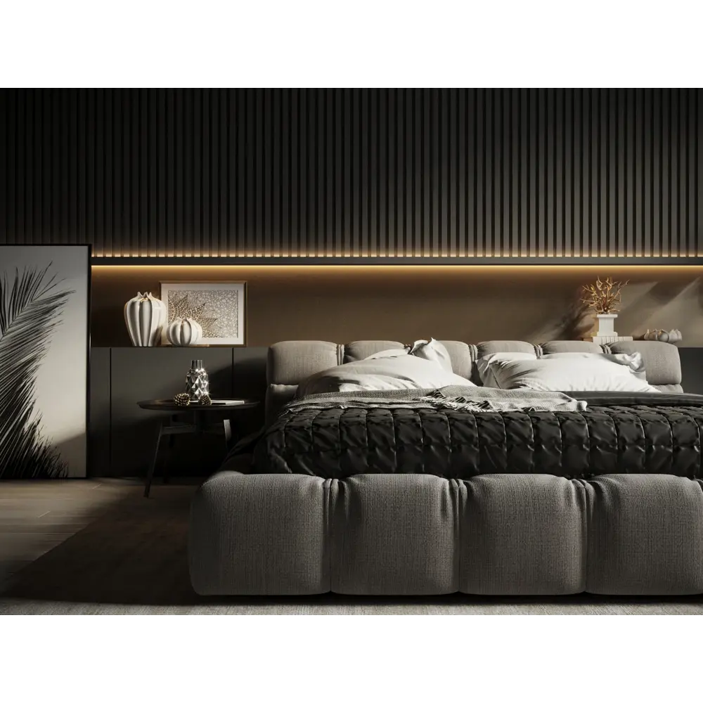 Молдинг настенный полистирол ударопрочный под светодиодную ленту Decor-Dizayn DD616 белый 25x40x2000 мм 85377361 STLM-2156112  - Вид №2