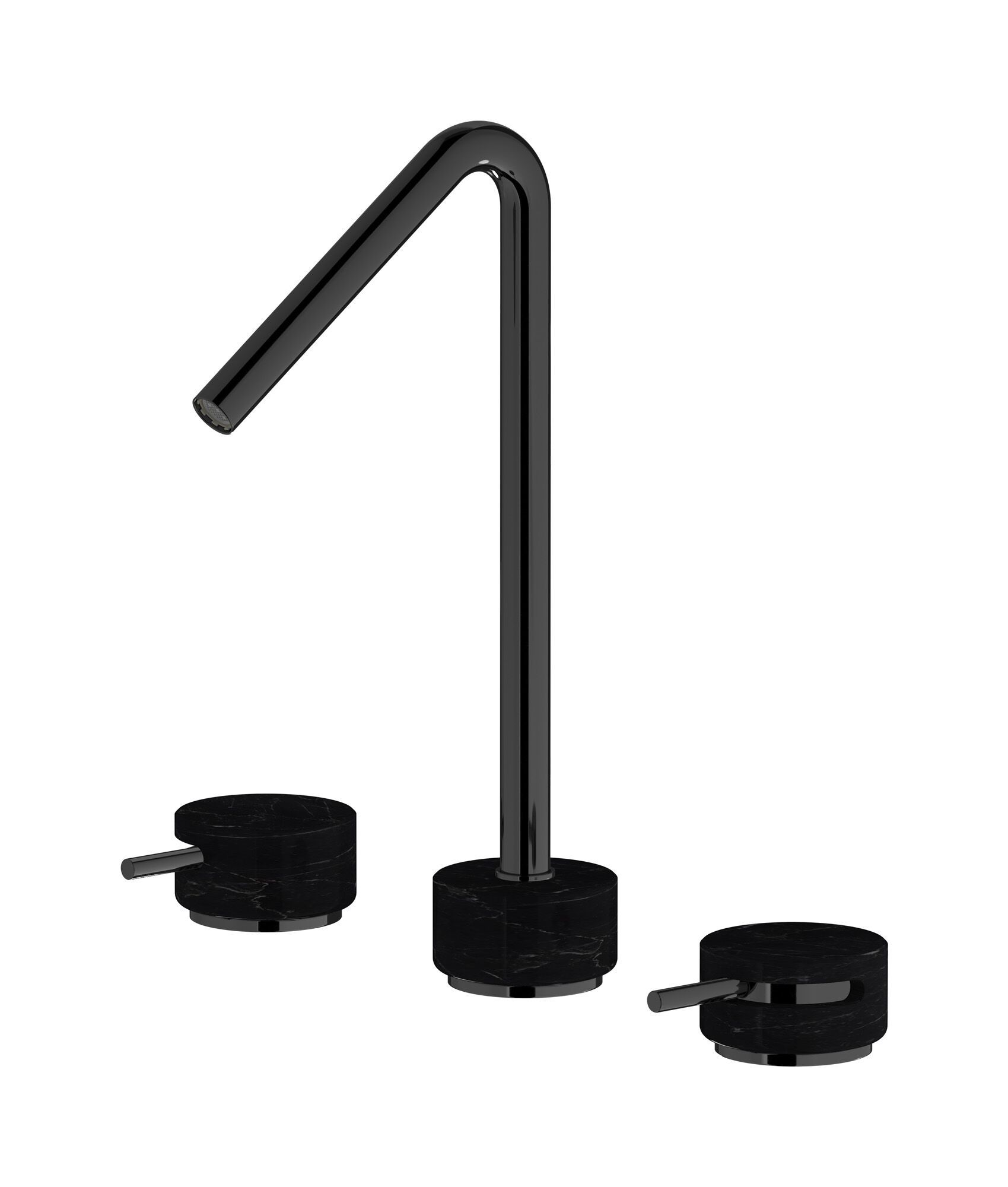 Смеситель для раковины с 3 отверстиями для мраморной столешницы IB мрамор + мрамор Elle ARCH-00068761 - Вид №4