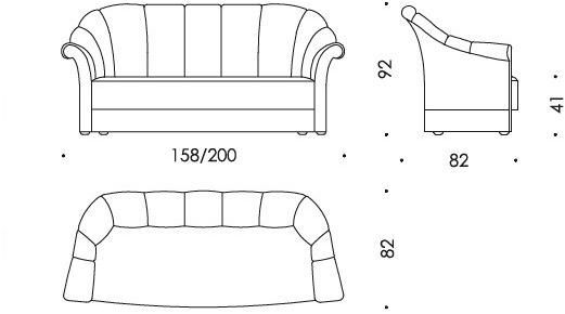 Wittmann Диван из ткани Haus koller sun-id-1387216 - Вид №2