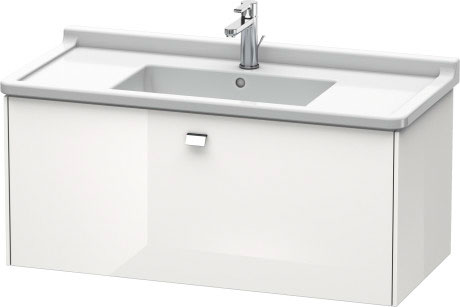 BR404301818 Brioso Тумбочка подвесная Белый матовый, декор Duravit - Вид №2