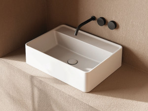 Керамическая прямоугольная раковина