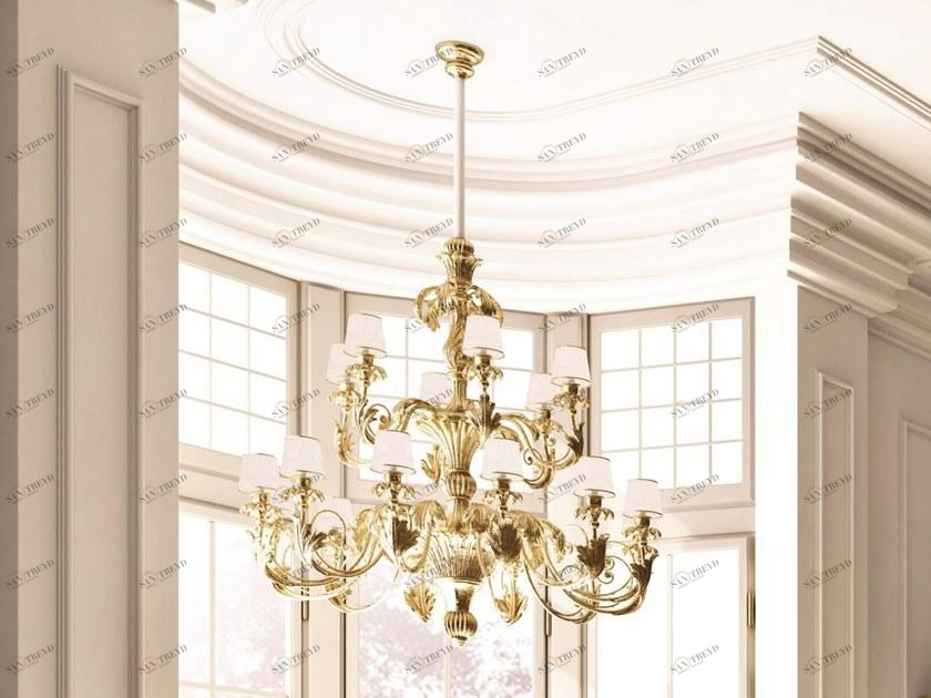 Andrea Fanfani Люстра сусального золота Opera 947/18