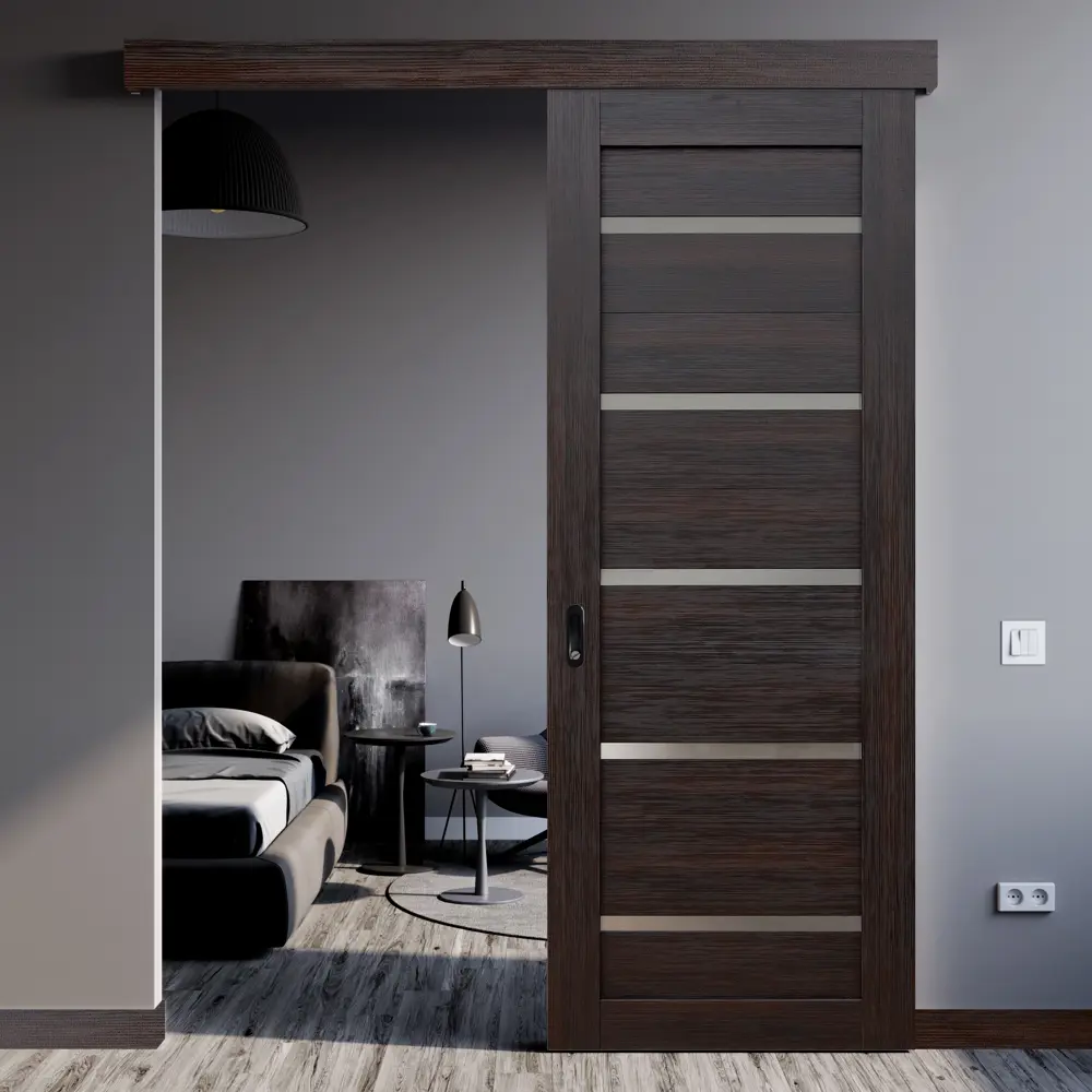 Комплект двери Artens Дукато глухая 60x200 см Hardflex цвет акация с добором 150 мм STLM-2145574 - Вид №3