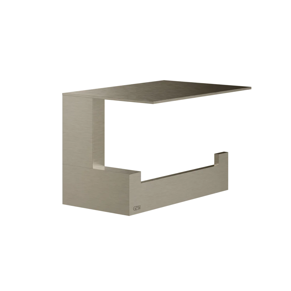 Держатель рулона бумаги 20849 149 Gessi Inverso МАТОВЫЙ НИКЕЛЬ FINOX 20849149