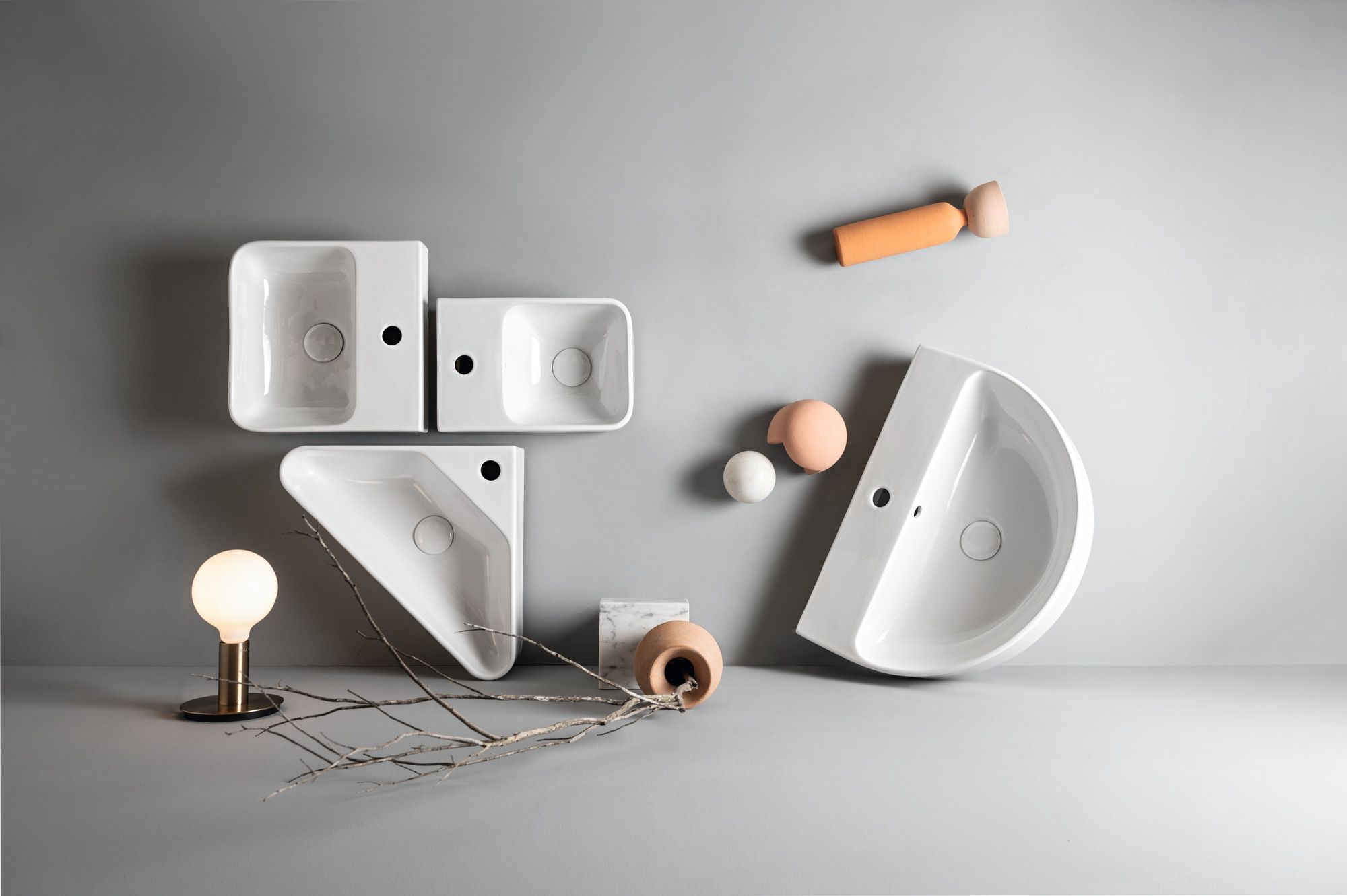 Керамическая столешница угловая ручная мойка Axa Prisma Sink Bowl Normal ARCH-00057385 - Вид №1