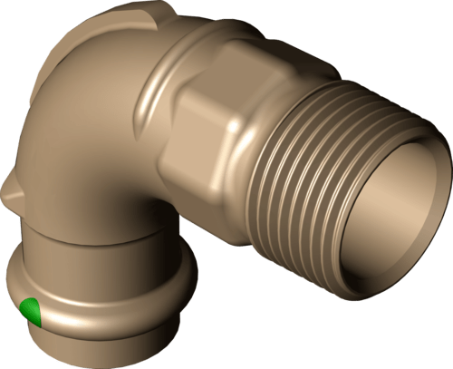 443 030 Модель 2214 Трубопроводные системы  Profipress  Переходники/​переходные угольники Santreyd  - Вид №2