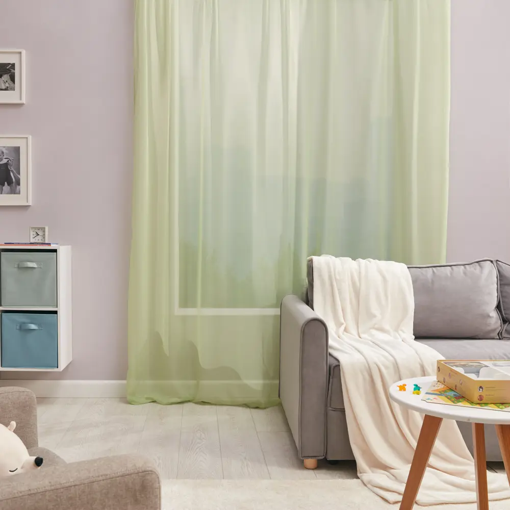 MIAMOZA Тюль Капри с утяжелителем - изящная вуаль для вашего интерьера 88109955