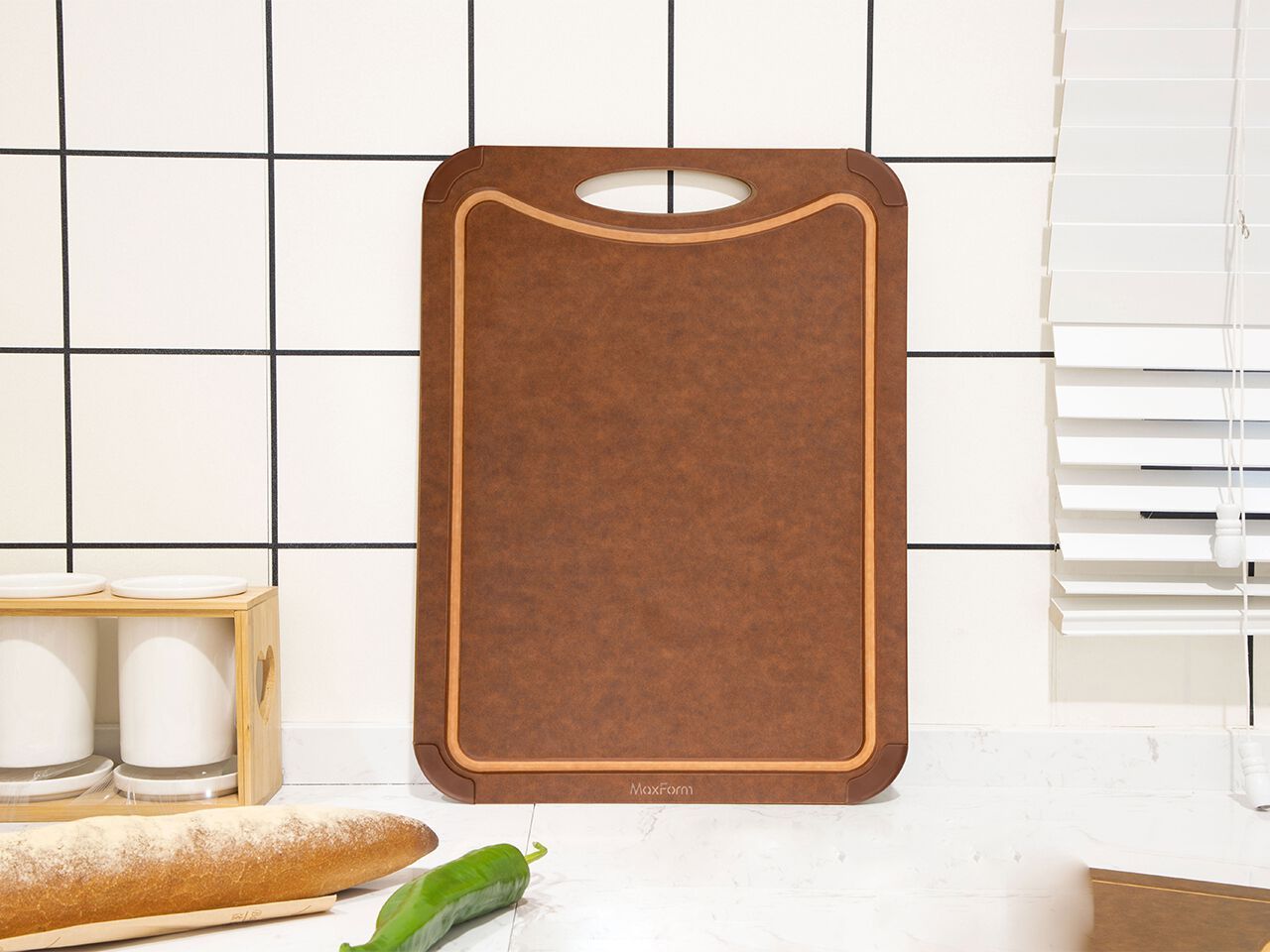 Прямоугольная разделочная доска из древесного волокна MaxForm шеф-повар ARCH-00099489 - Вид №3