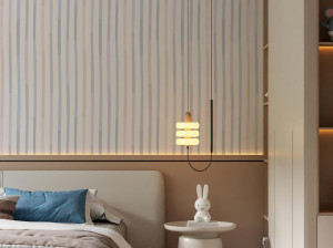 Полосатые обои для детей