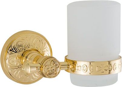 H6600/16GOLD Sanibano Nilo, настенный стеклянный стакан, цвет золото