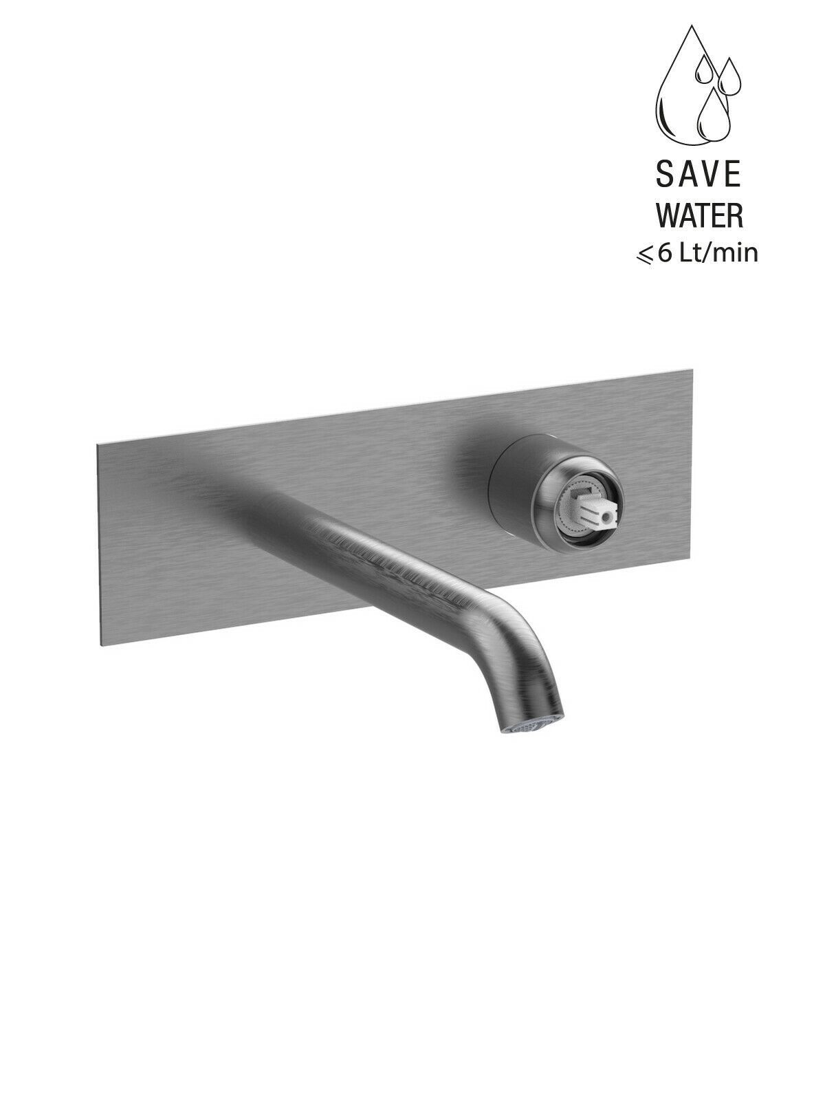 Настенный смеситель для раковины с 2 отверстиями без слива Rubinetterie Frattini Pepe XLS ARCH-00148159 - Вид №7