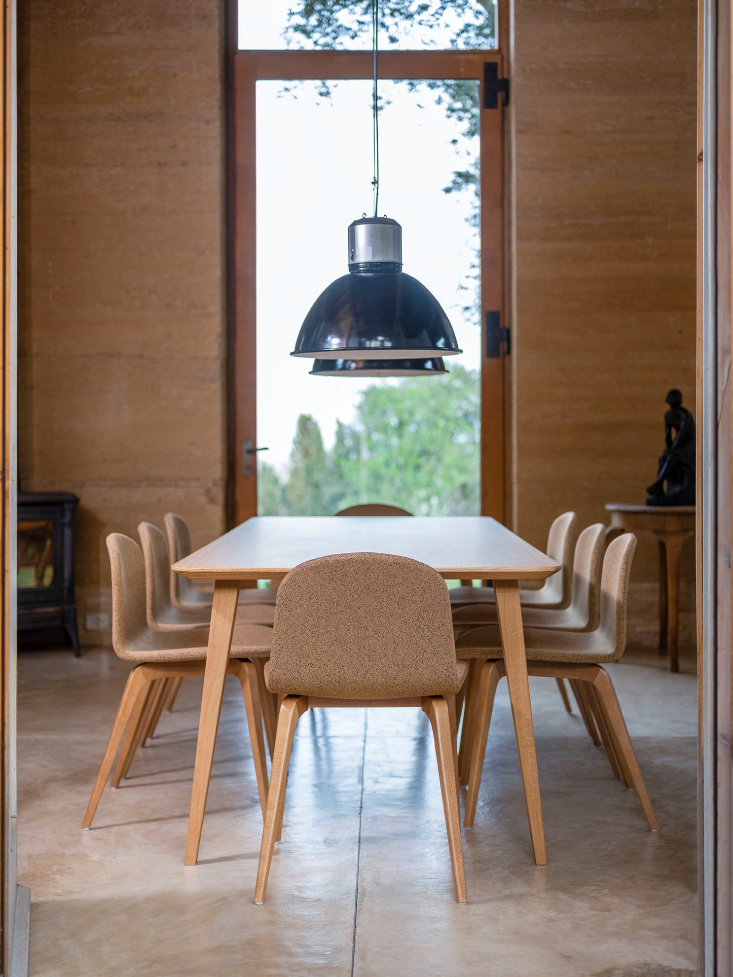 Деревянный прямоугольный обеденный стол ONDARRETA ARCH-00023990 - Вид №5