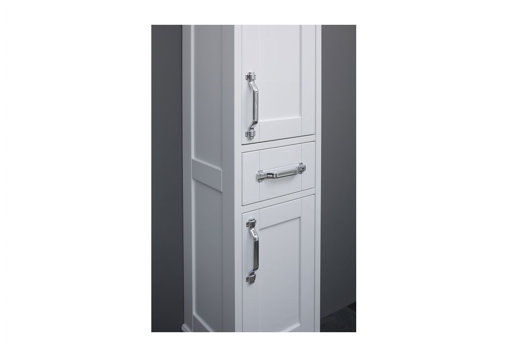 Шкаф-пенал для ванной Aquanet Денвер 36 R белый 00199214 - Вид №6