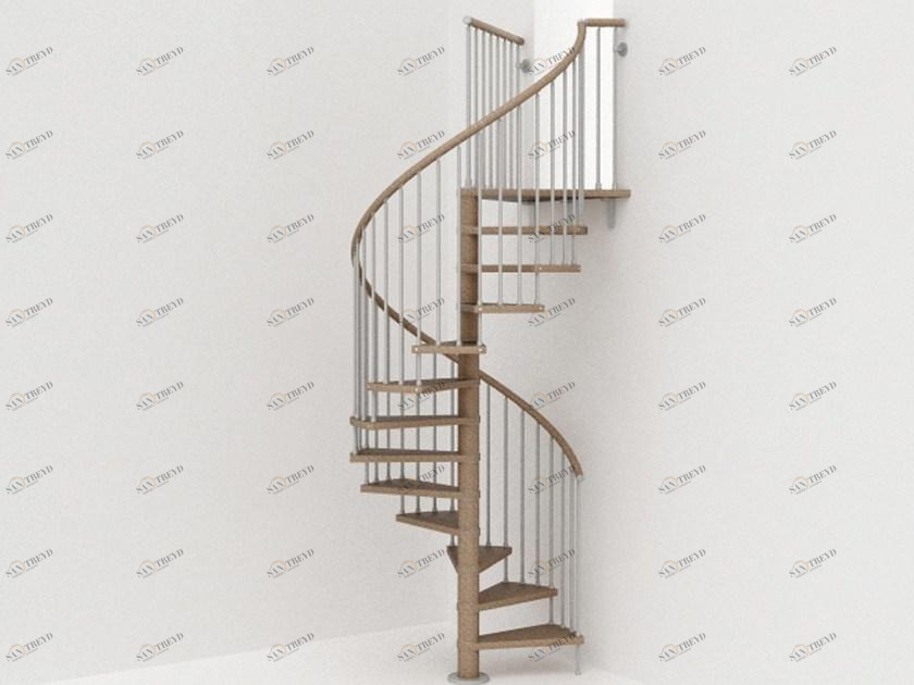 Fontanot Самонесущая винтовая лестница из стали Genius sun-id-1473115