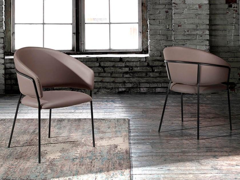 Angel Cerdá Стул из кожзаменителя с подлокотниками New chair 4088 f3236 Angel Cerda - Вид №5