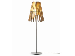 Деревянный торшер