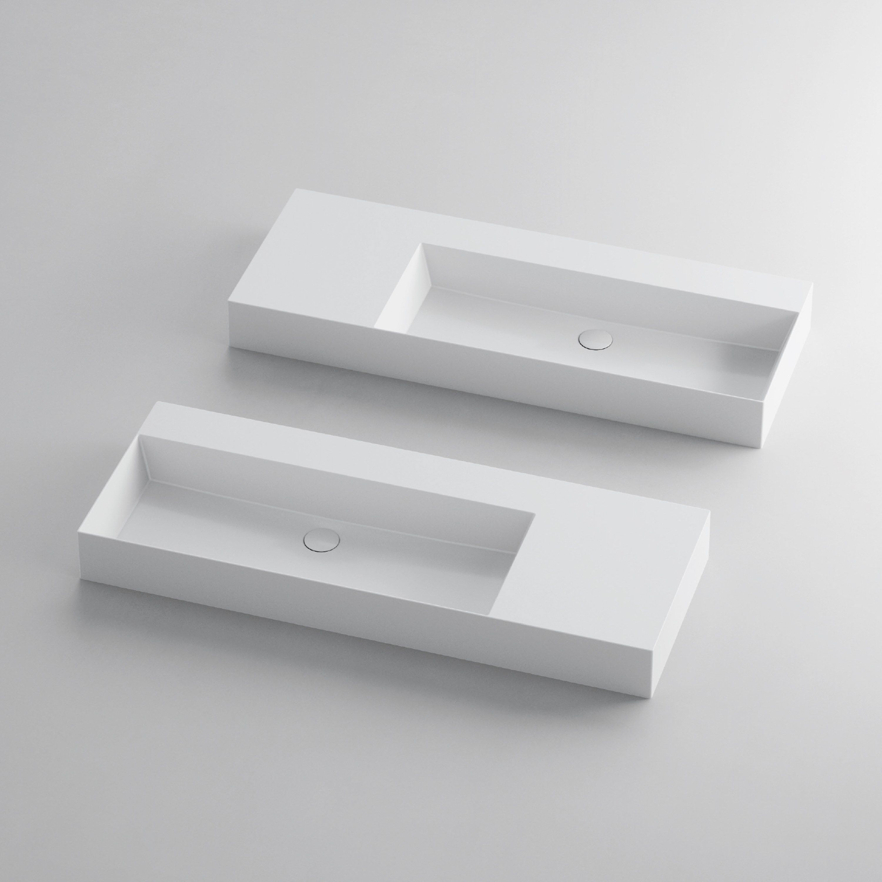 Керамическая столешница/подвесная раковина Azzurra Ceramica Elegance ARCH-00014448 - Вид №2