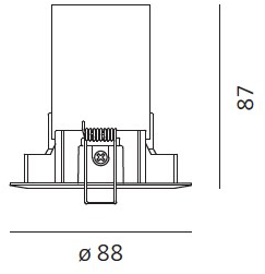 Artemide Круглый встраиваемый светодиодный точечный светильник Parabola sun-id-1441978 - Вид №4