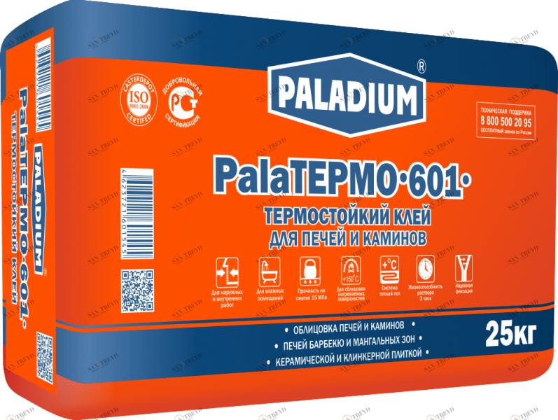 PL-601 Термостойкий клей PalaTERMO-601, 25 кг Paladium 