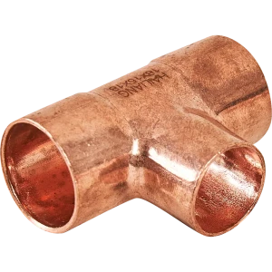Тройник Hailiang ø18x15x18 мм медь 88673386 STLM-2033616