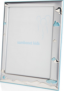 10577504 Sambonet Фоторамка 13х18см "Синий самолет" Сталь нержавеющая