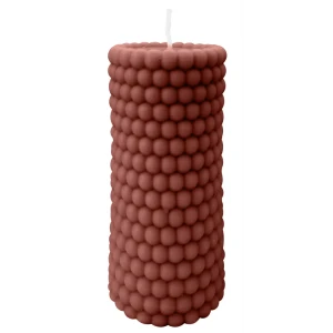 Античная свеча Бусы 9.5 цвет красный