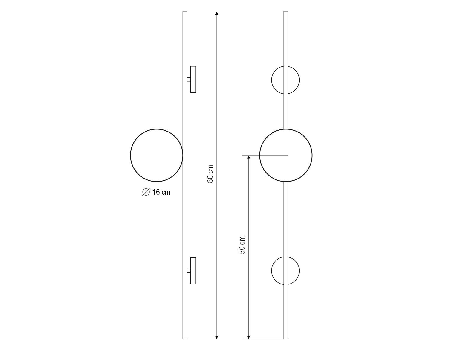 Металлический и стеклянный настенный светильник luxcambra LYMINGTON L ARCH-00077301 - Вид №2