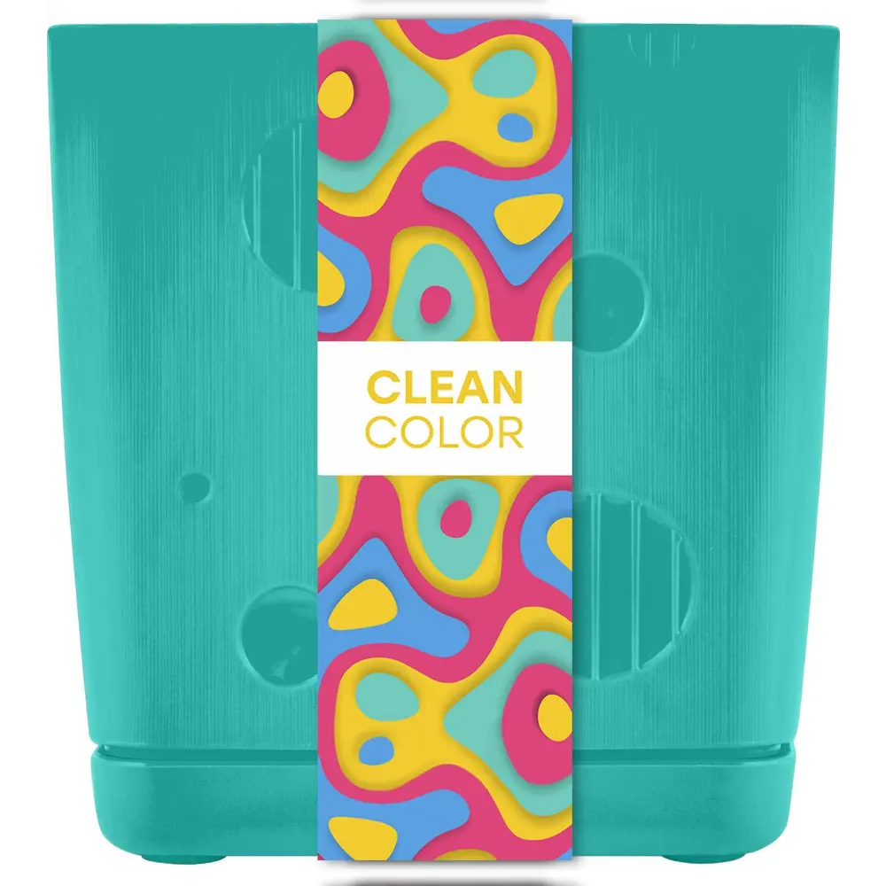 INGREEN Горшок Clean Color для комнатных растений с подставкой 89351648 STLM-1509770