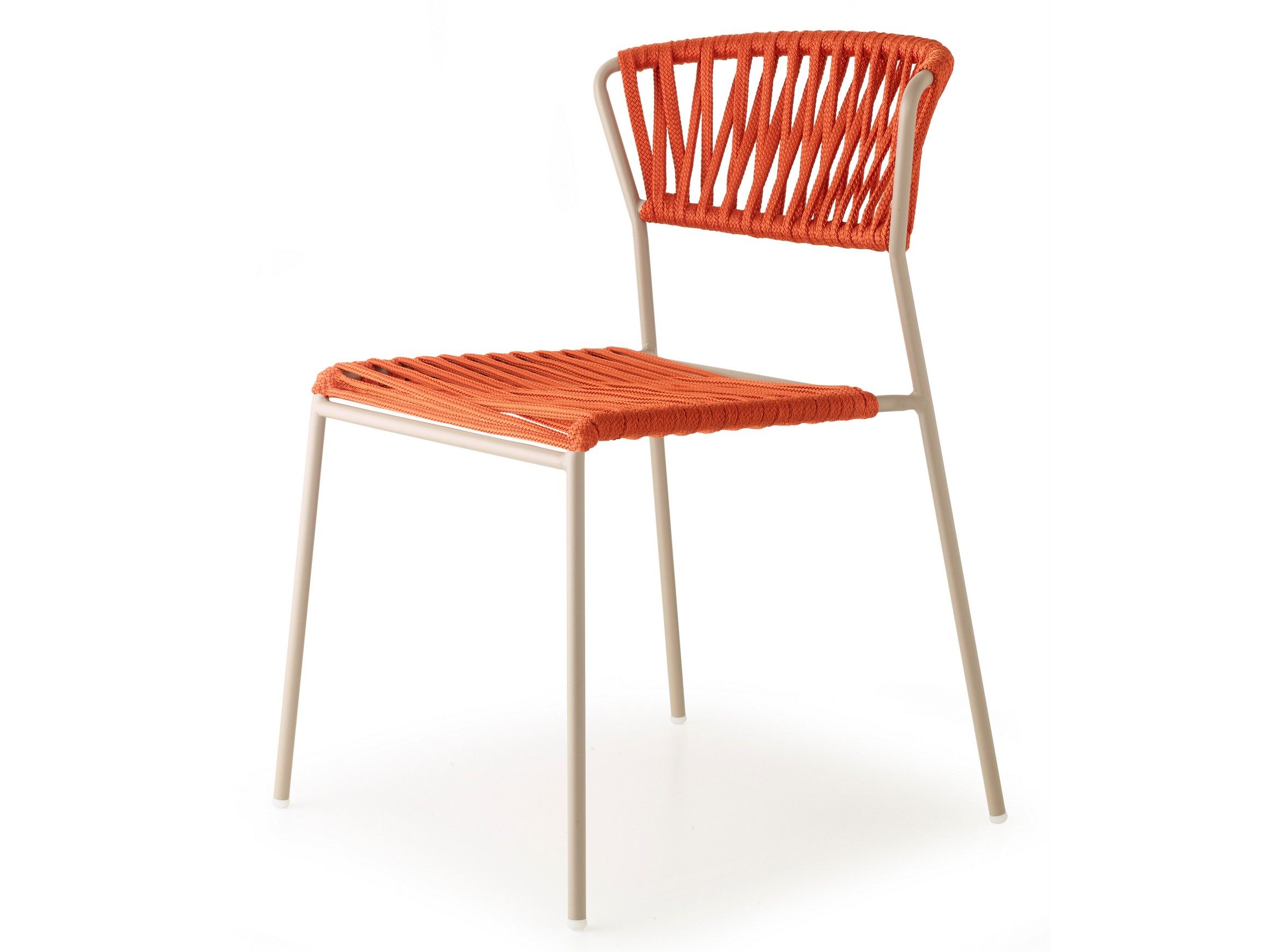 Открытый стальной стул и плетеный морской канат S-CAB Лиза ARCH-00078024