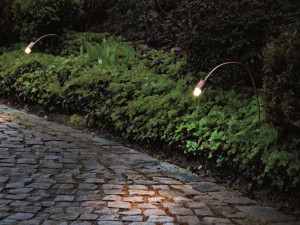 Напольная лампа / латунный светильник