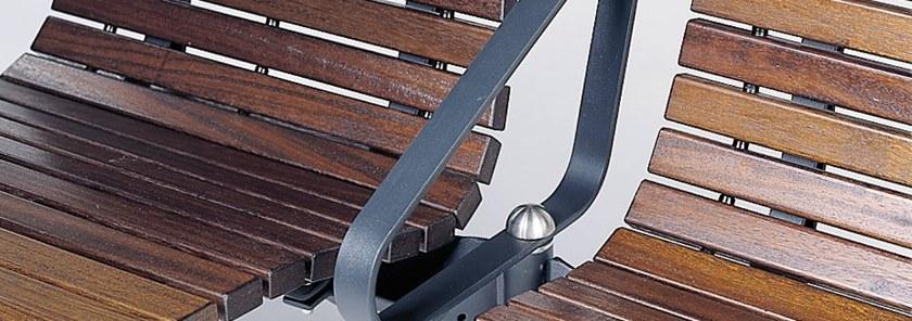 Euroform W Деревянная скамейка на балке  70  - Вид №2