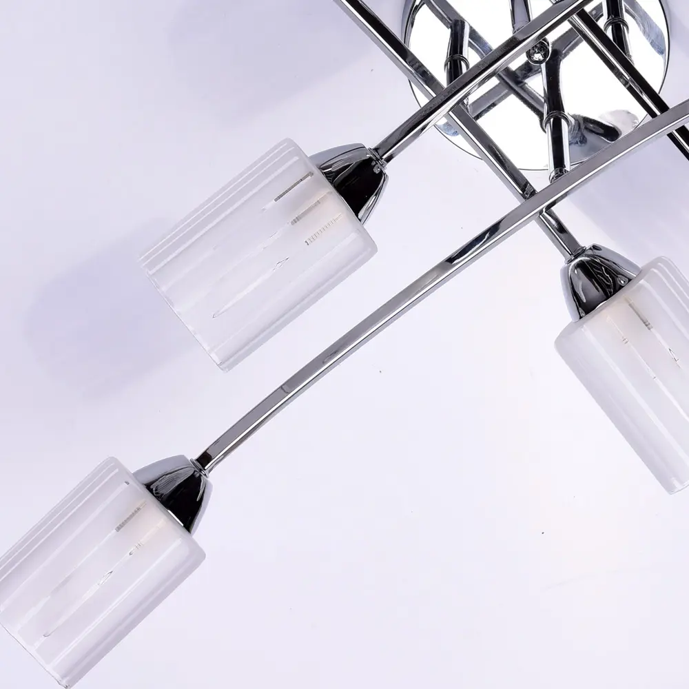 18162497 Люстра Олимпия 8xE14x60 Вт металл/стекло цвет хром/белый STLM-0009791 De Markt  - Вид №8