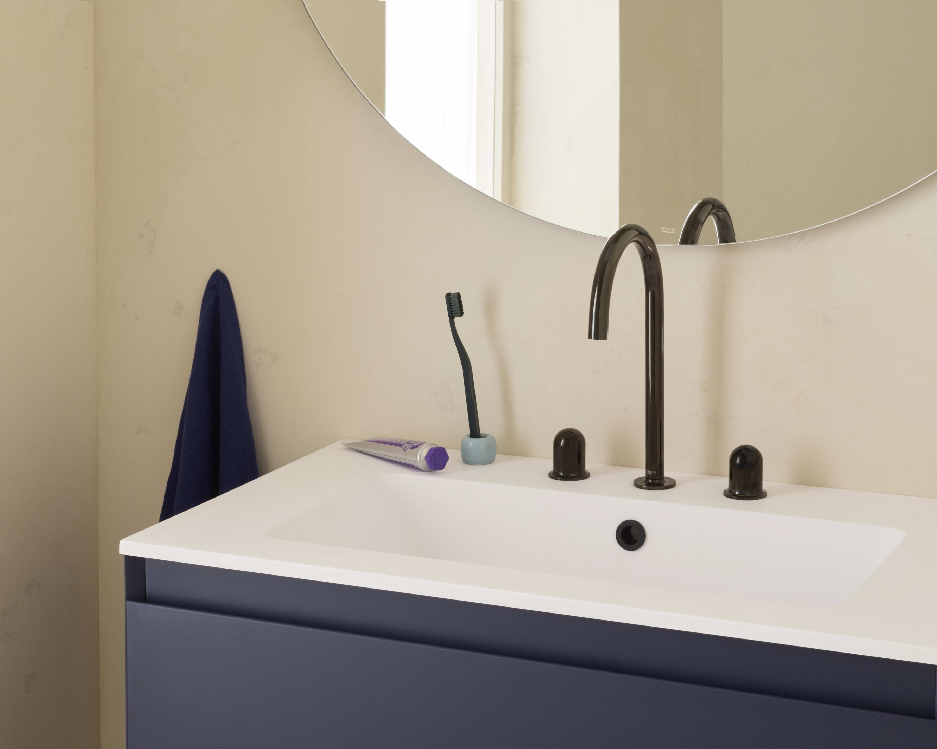 Деревянный шкаф для умывальника с ящиками со встроенной раковиной Roca UNIK 85193 ARCH-00071852 - Вид №2