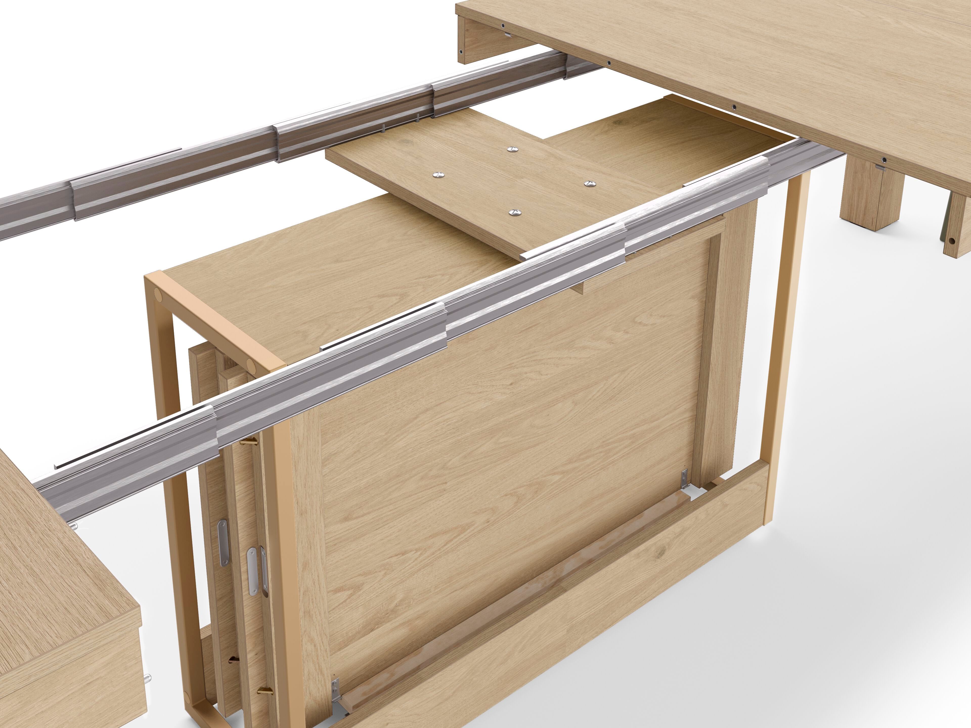 Дубовая консоль с 2 скамейками Mobili Fiver Rachele ARCH-00024010 - Вид №5