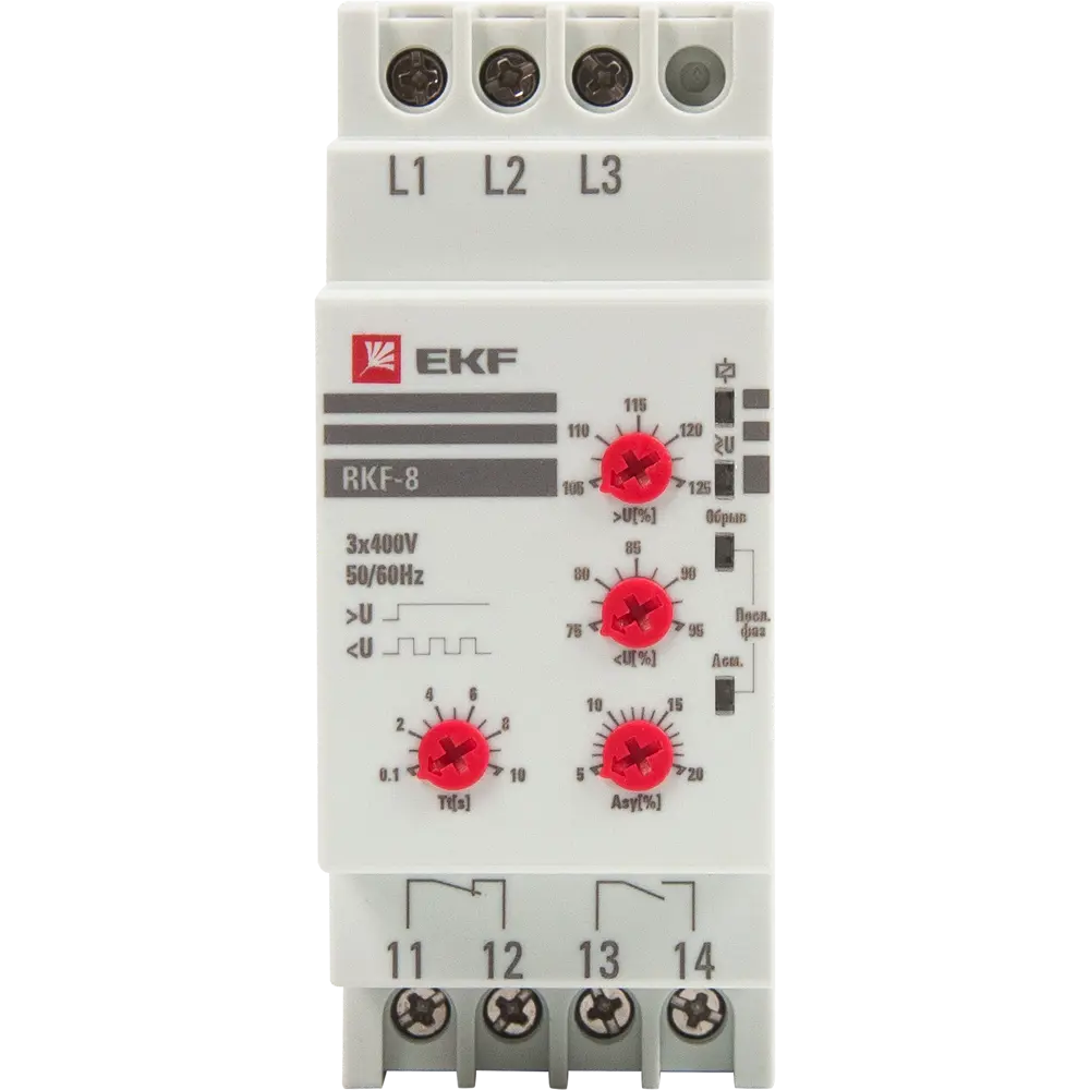Реле контроля фаз EKF RKF-8 82502620 STLM-2186152  - Вид №1