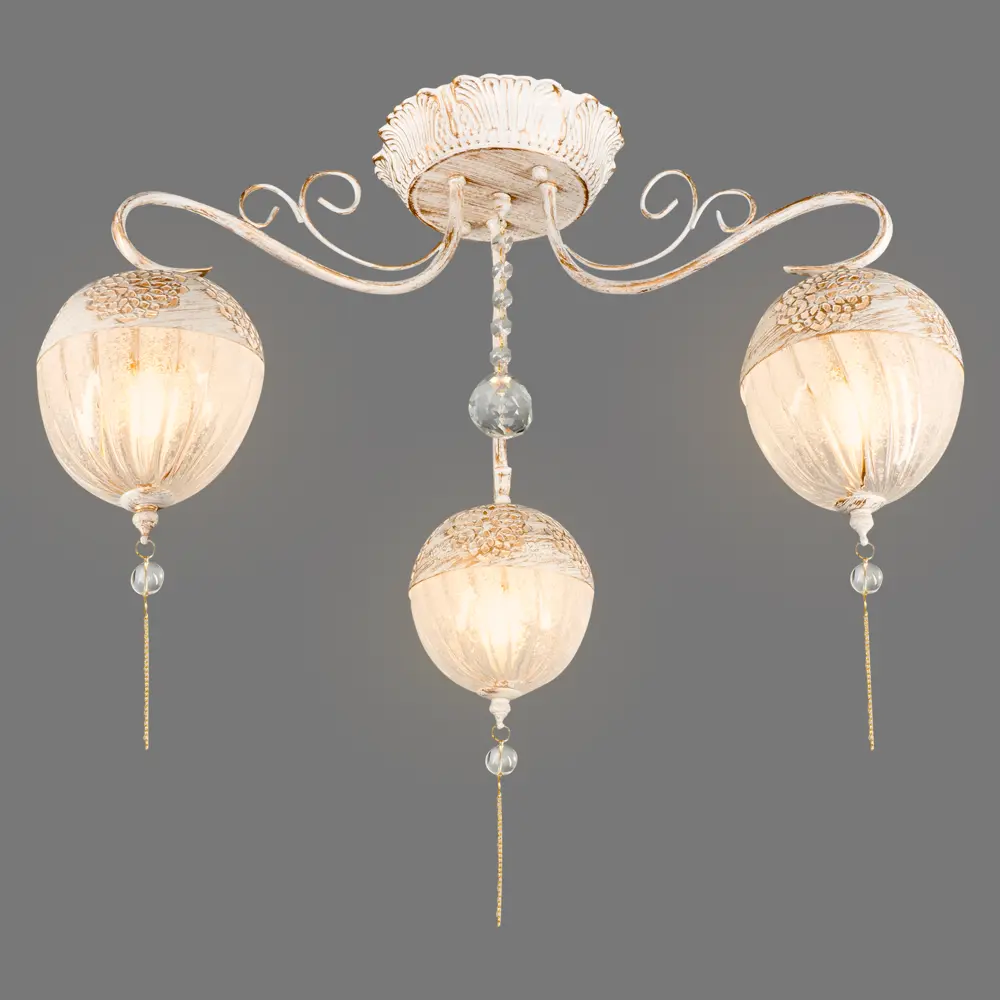 Люстра «Grace» 655/3PL 3хЕ14х40 Вт цвет белый/золотой Escada STLM-2060600 - Вид №2