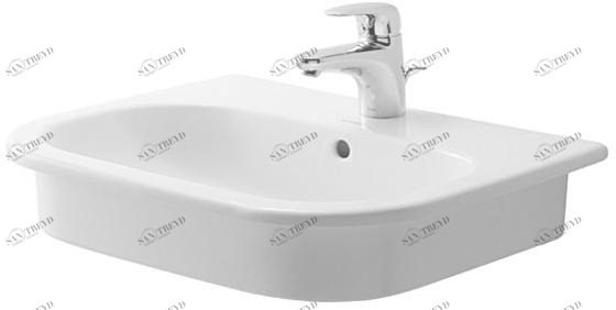 033754 Встроенная раковина под столешницу овальная Duravit D-Code