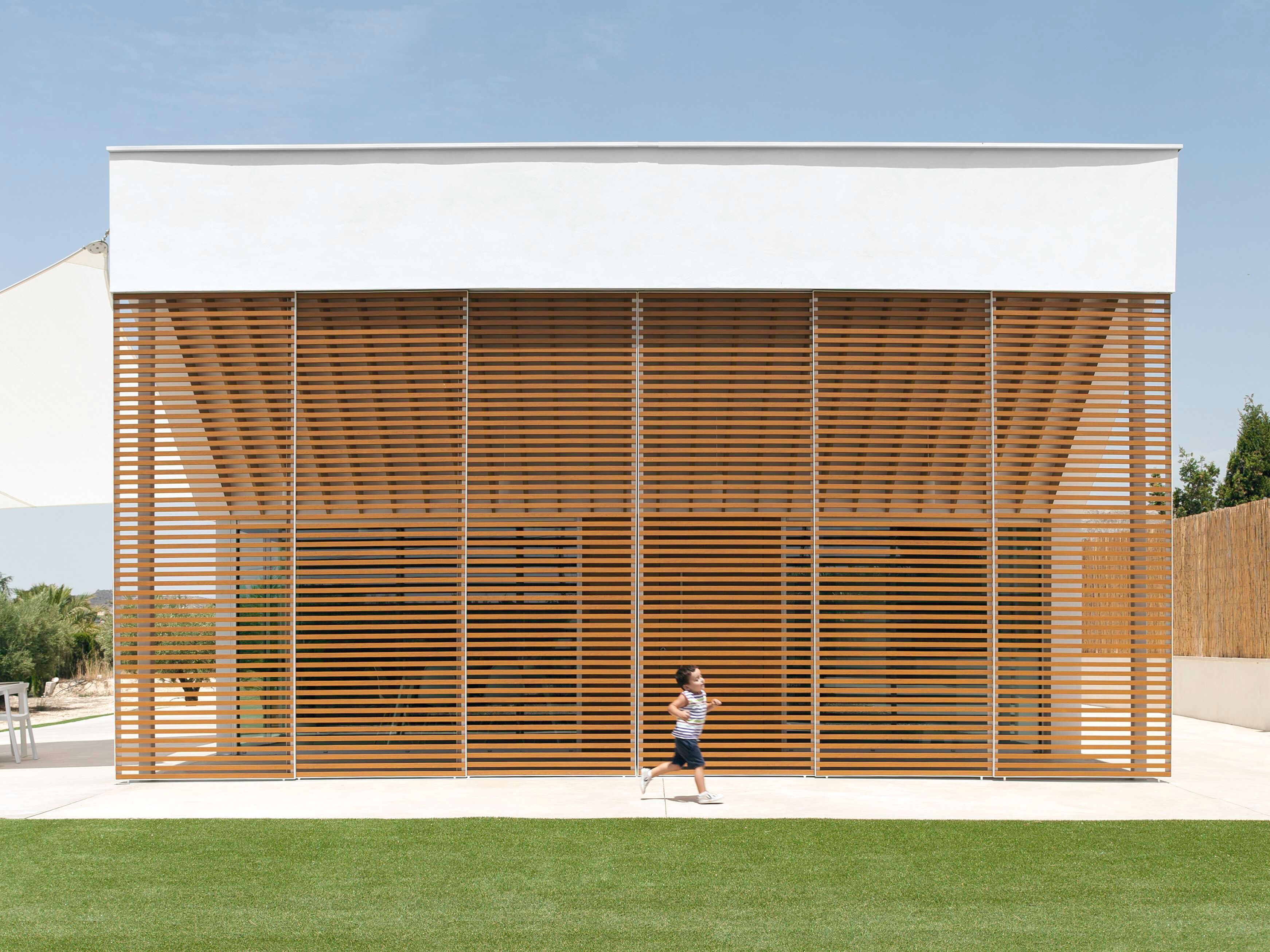 Система телескопических и синхронизированных дверей Saheco MULTIPLO TIMBER ARCH-00028061 - Вид №6