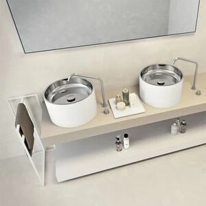 46495 Накладная раковина на столешницу  овальная MAKRO