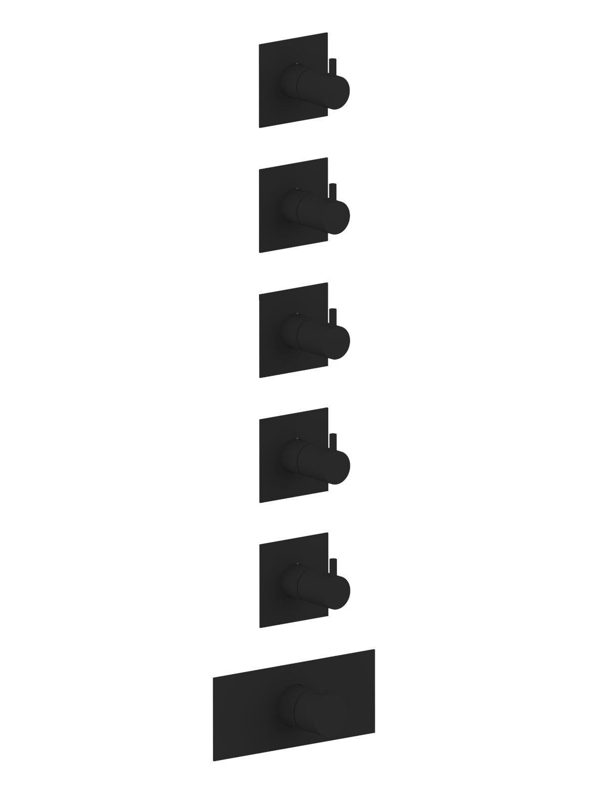 Термостатический смеситель для душа с 6 отверстиями Rubinetterie Frattini отдельная эстетика ARCH-00027128 - Вид №7