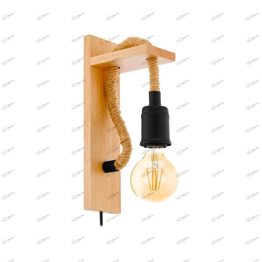 Бра деревянное бежевле Rampside 43197 EGLO RAMPSIDE 00-3930147 Бежевый 