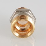 VTr.580.NEI.040E Ниппель для коллекторного блока, под расходомер Valtec 1/2 х 3/4", "евроконус"  - Вид №6