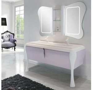 LASA IDEA Двойная лакированная консольная мойка с ящиками Gaudì