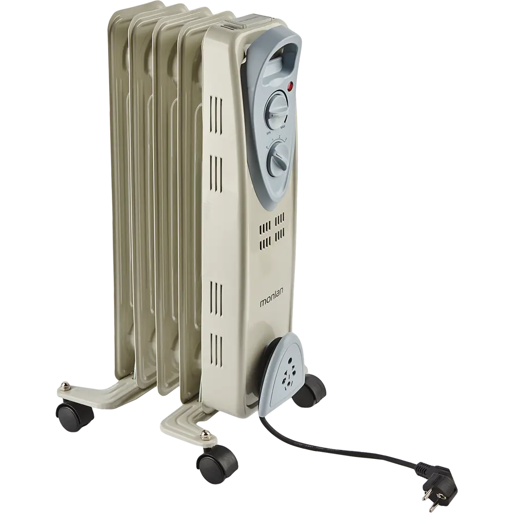 Обогреватель масляный Monlan MS-10 U с механическим термостатом 1000 Вт STLM-2061606