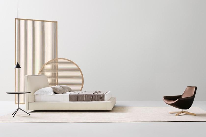 B&B Italia Двуспальная кровать из ткани Richard sun-id-1350707 - Вид №1